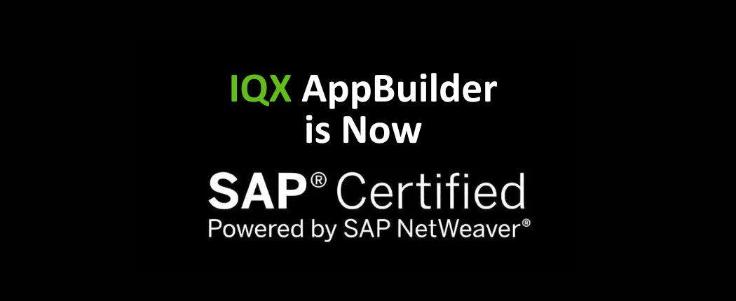 IQX AppBuilder Powered by SAP NetWeaver
