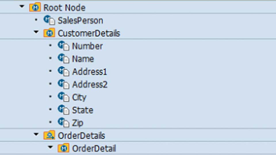 SAP Fiori App Builder storage menu