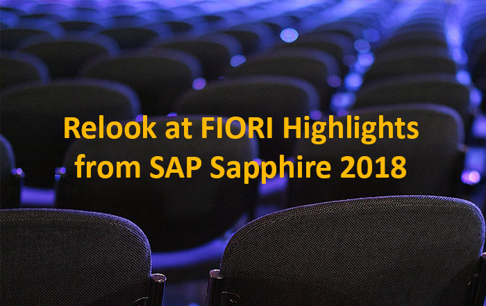 Fiori Highlights from SAP Sapphire 2018