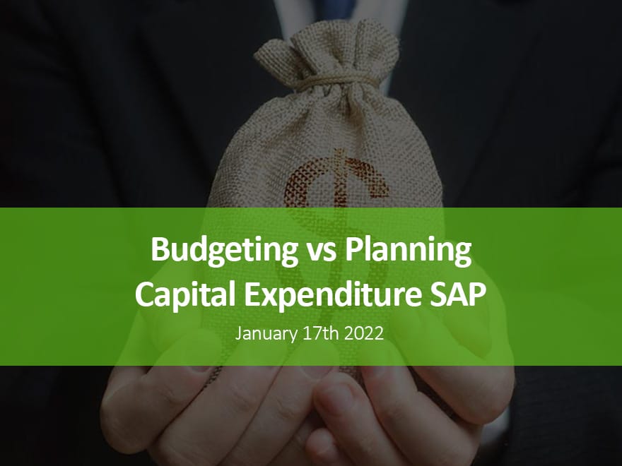 Budget vs Planning SAP