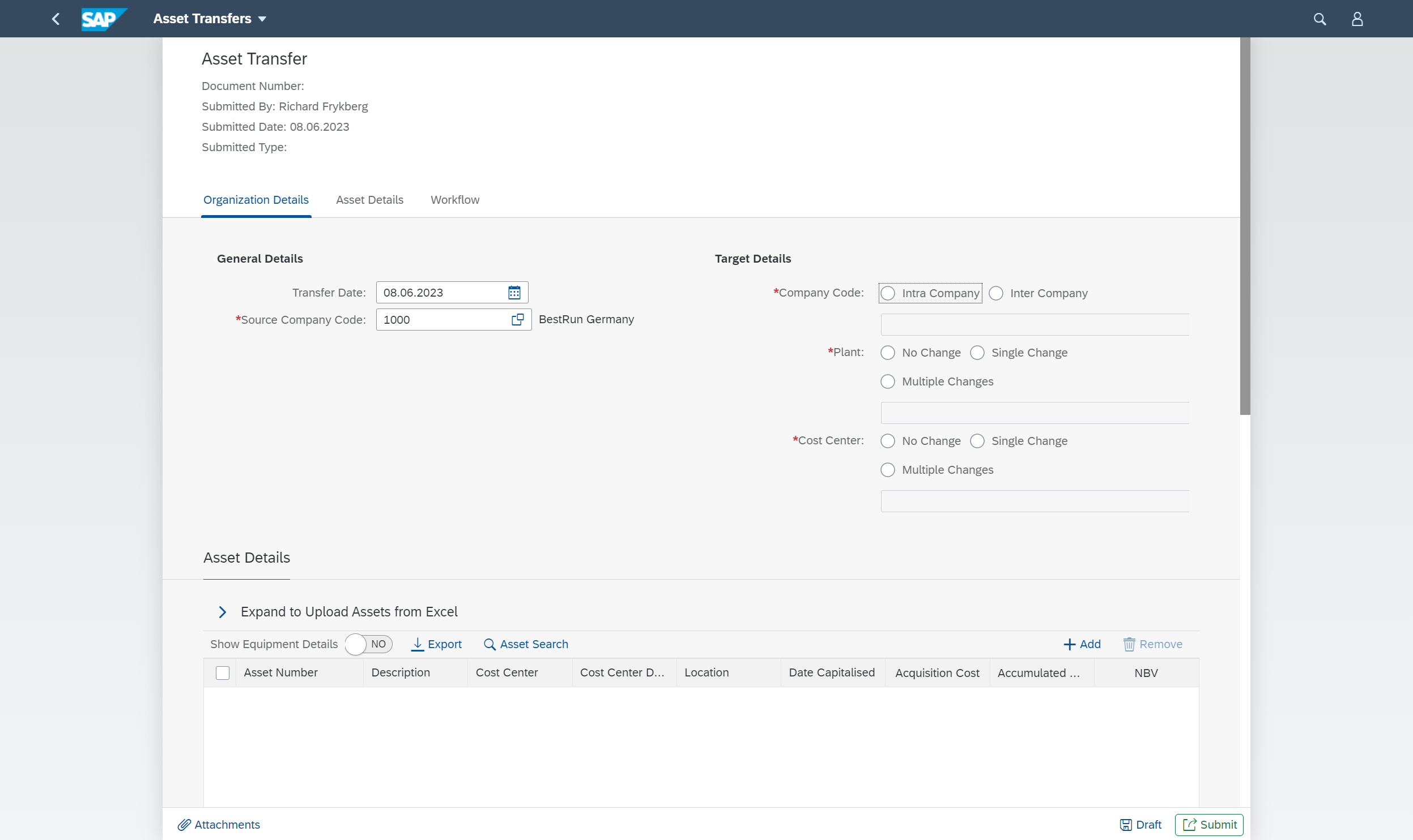 ScreenShot of Fixed Asset Verification SAP Fiori App for Fixed Asset Management